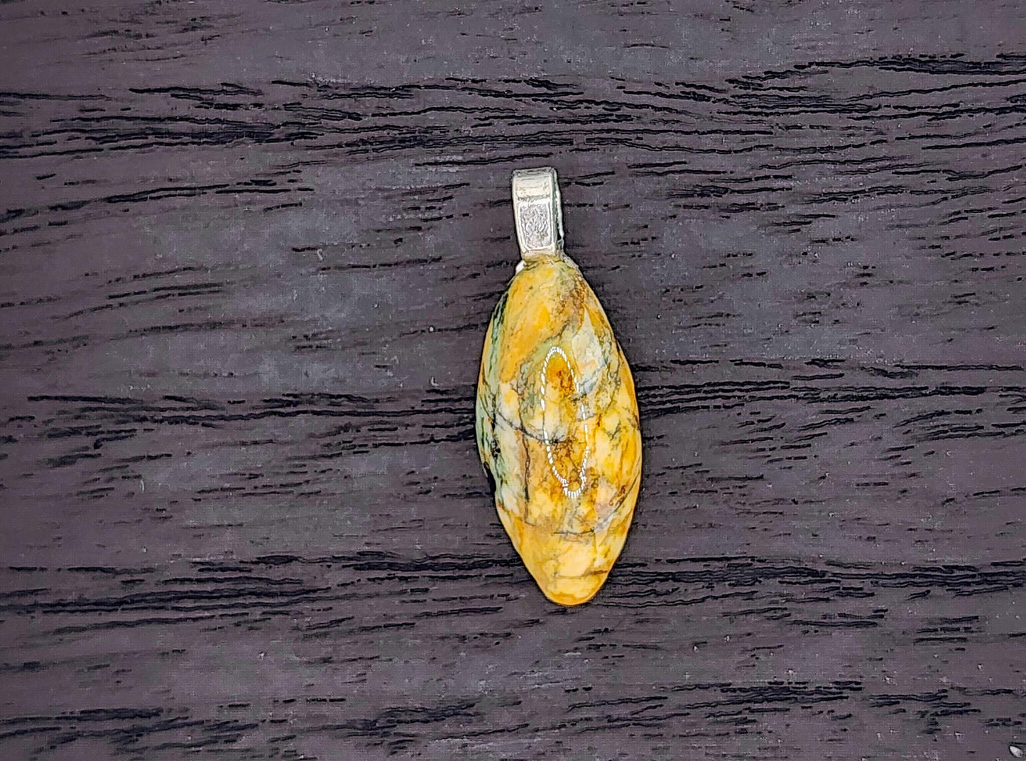 Hand-Polished Spotted Agate Pendant Necklace – Artisan Carved River Rock Jewelry Gift