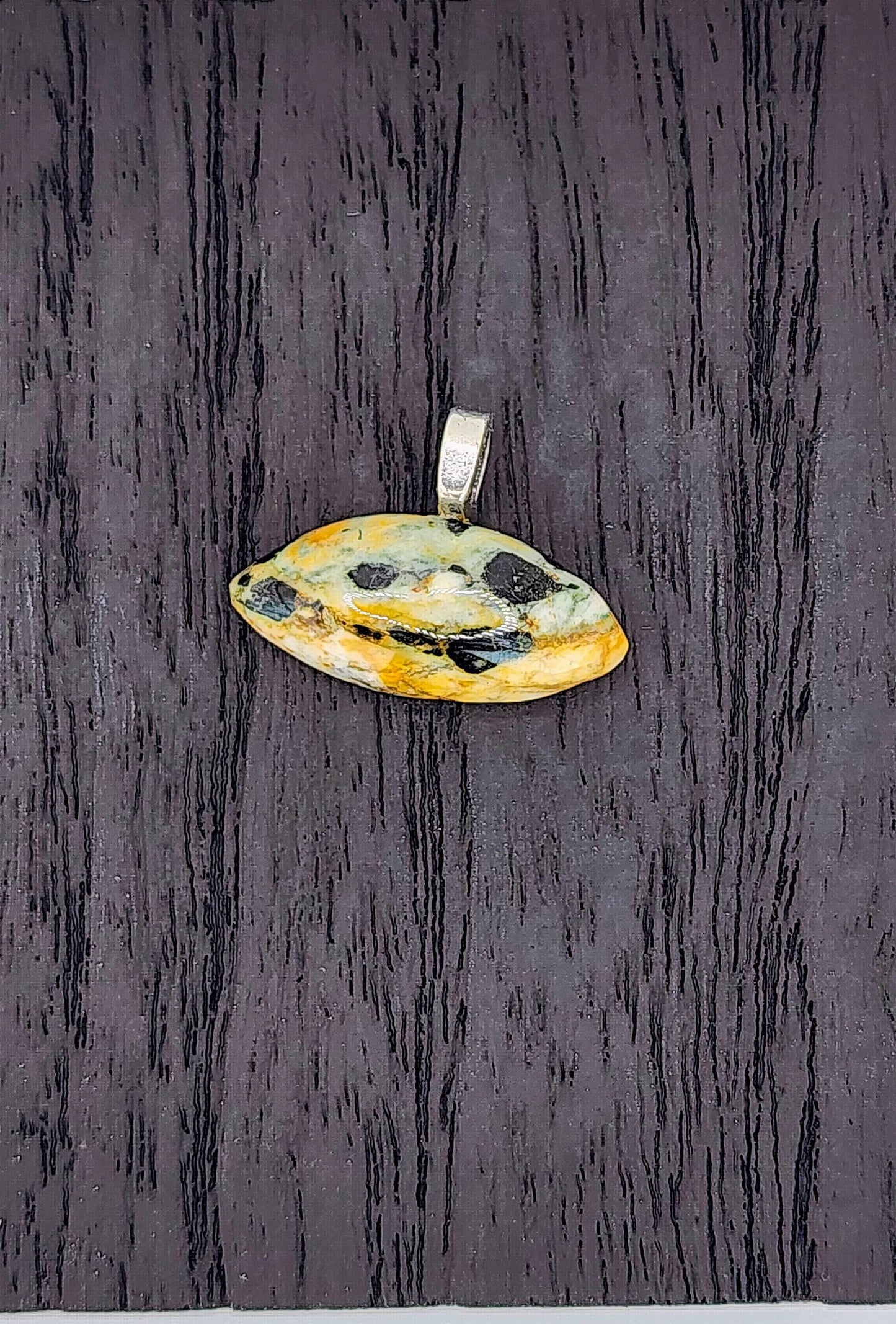 Hand-Polished Spotted Agate Pendant Necklace – Artisan Carved River Rock Jewelry Gift