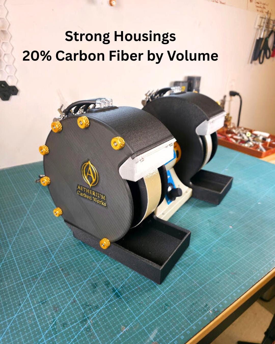 Cut ’n Cab v2 Carbon Pro – Cabbing Machine & Wet Grinder | Compact Lapidary Equipment