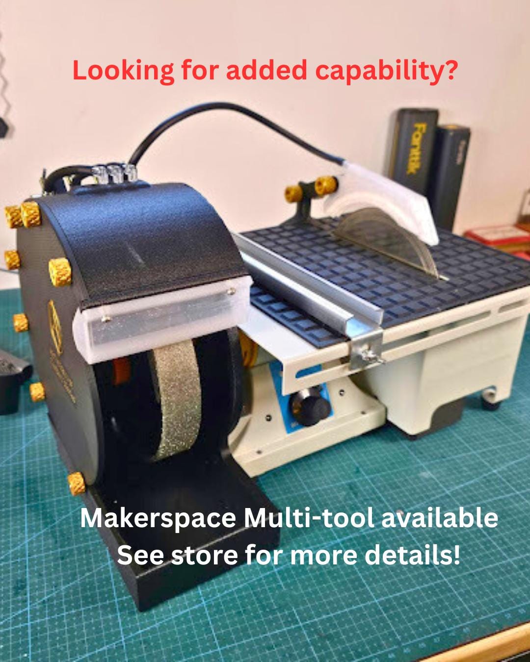 Cut ’n Cab v2 Carbon Pro – Cabbing Machine & Wet Grinder | Compact Lapidary Equipment