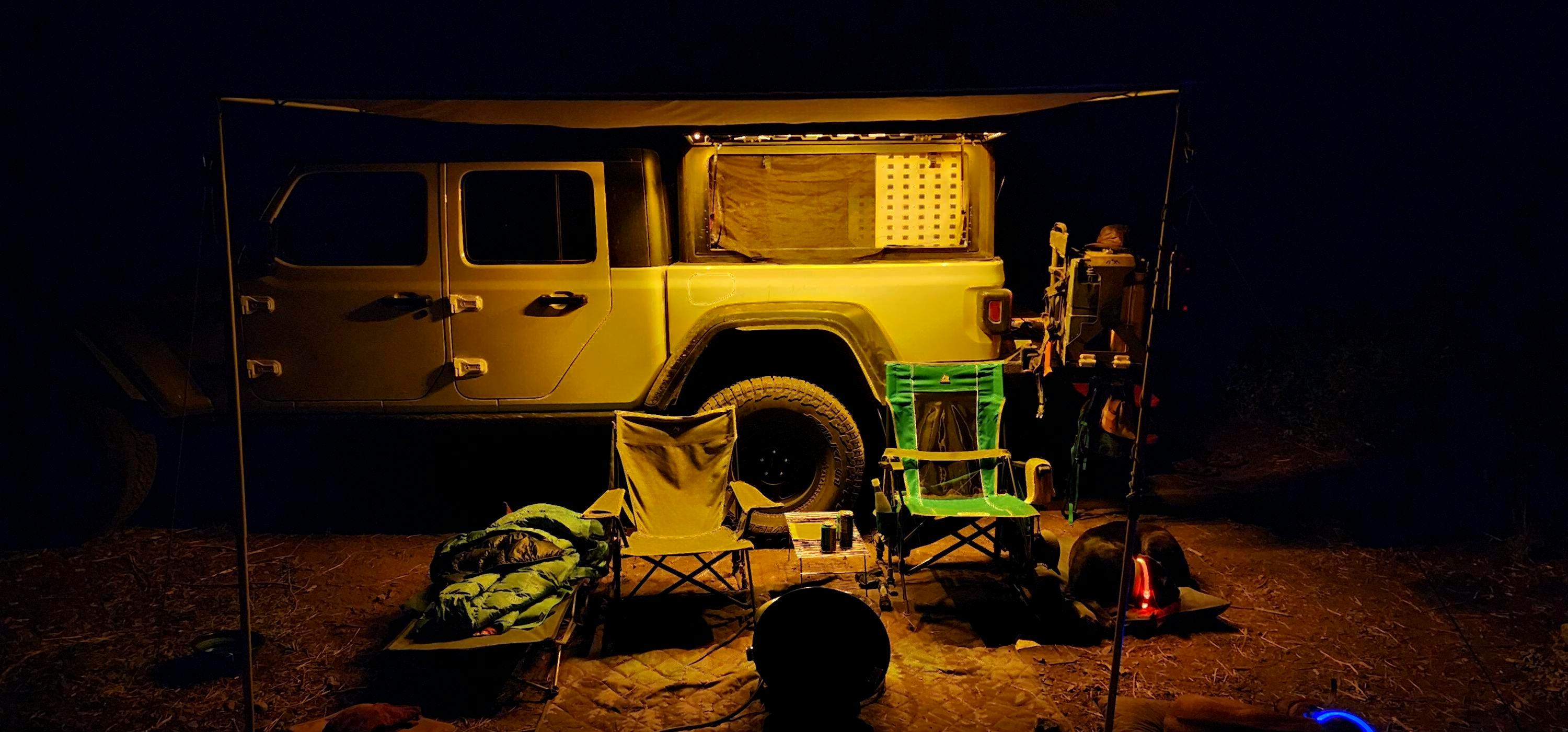12V LED Offroad Light Strip: Bug Resistant Camp Lighting