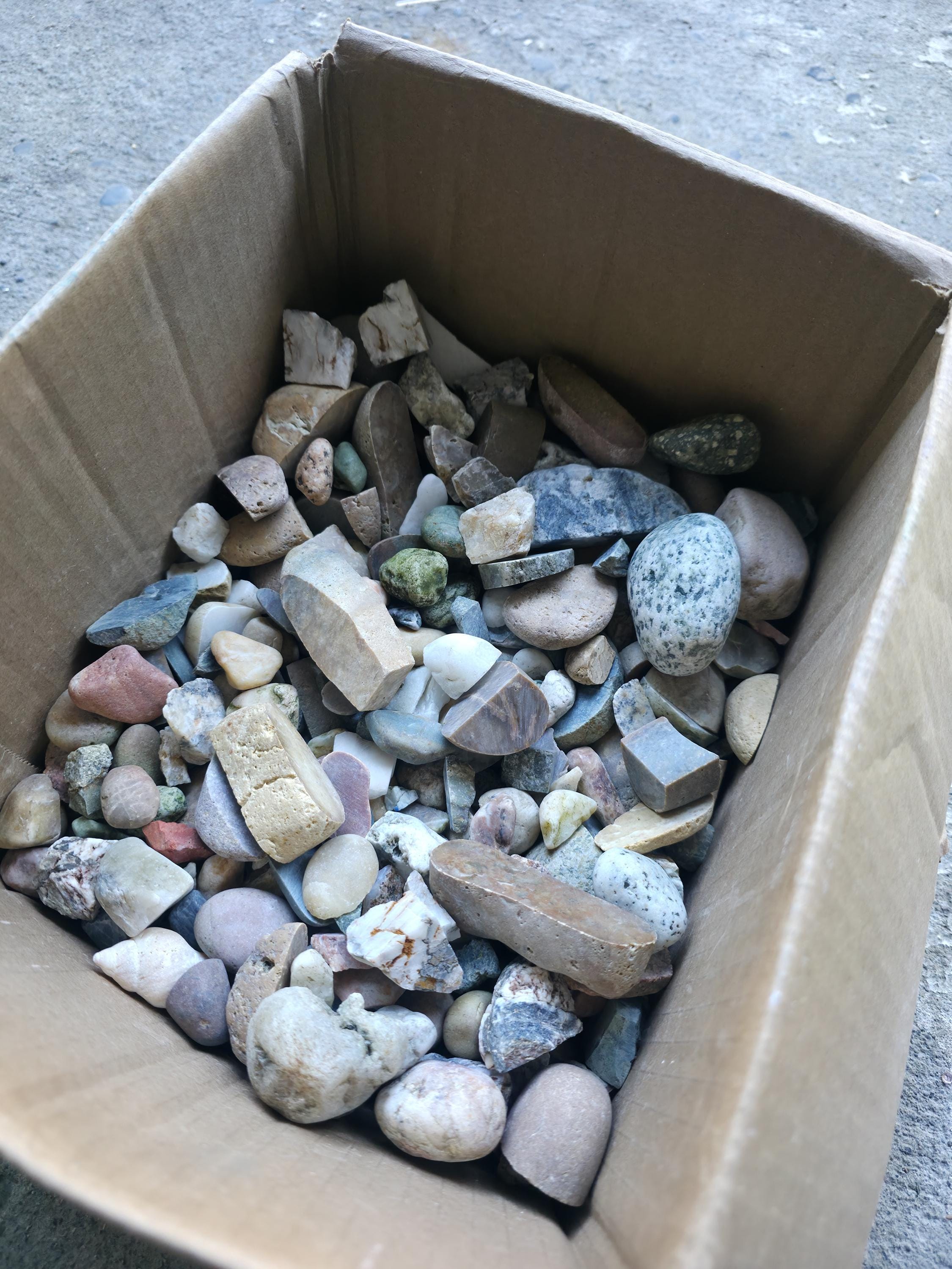 Raw Tumbler Rocks: 12oz Bundle - Raw Pacific Northwest PNW Stones