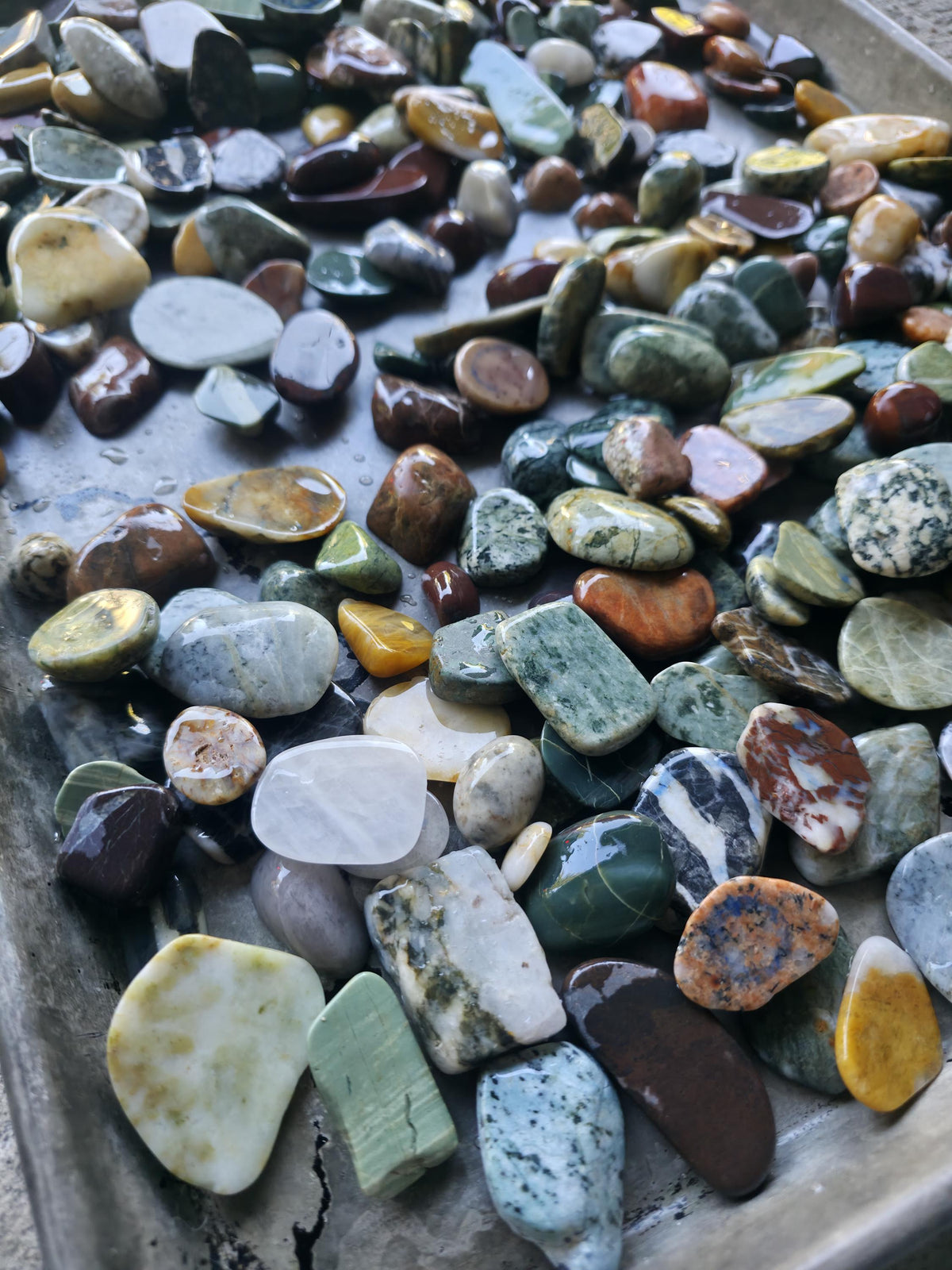 PNW Gemstone Mix | 12oz Pre-tumbled Cabochon Jewelry Rocks