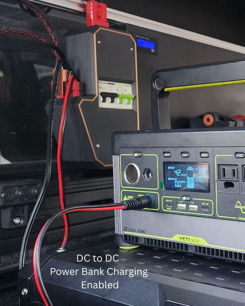 DC to Dc Charging for portable power stations with accessory cable (sold separately see store listings)
