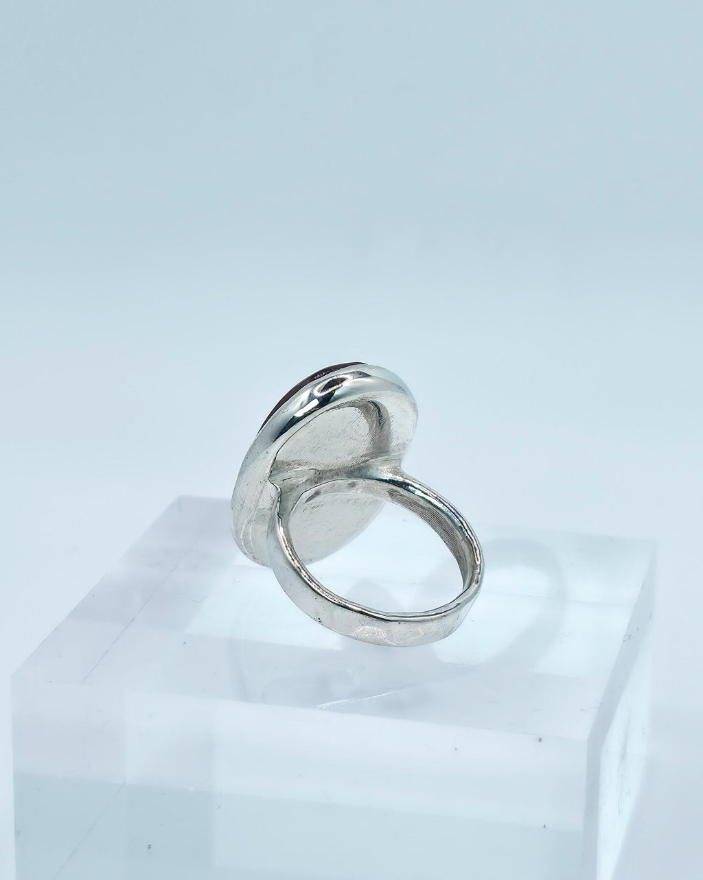 Sterling Silver Ring: Jasper Cabochon - Pacific Northwest jewellery