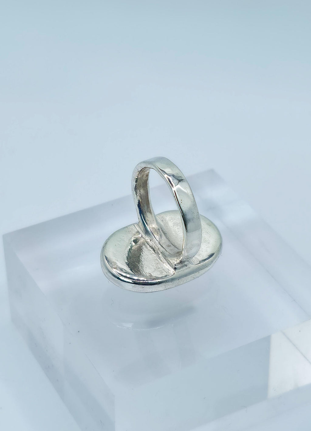 Sterling Silver Ring: Jasper Cabochon - Pacific Northwest jewellery