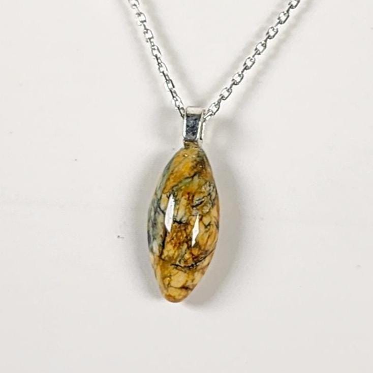 Cabochon Pendant: Patterned Agate - Pacific Northwest Jewelry — alternate view 5
