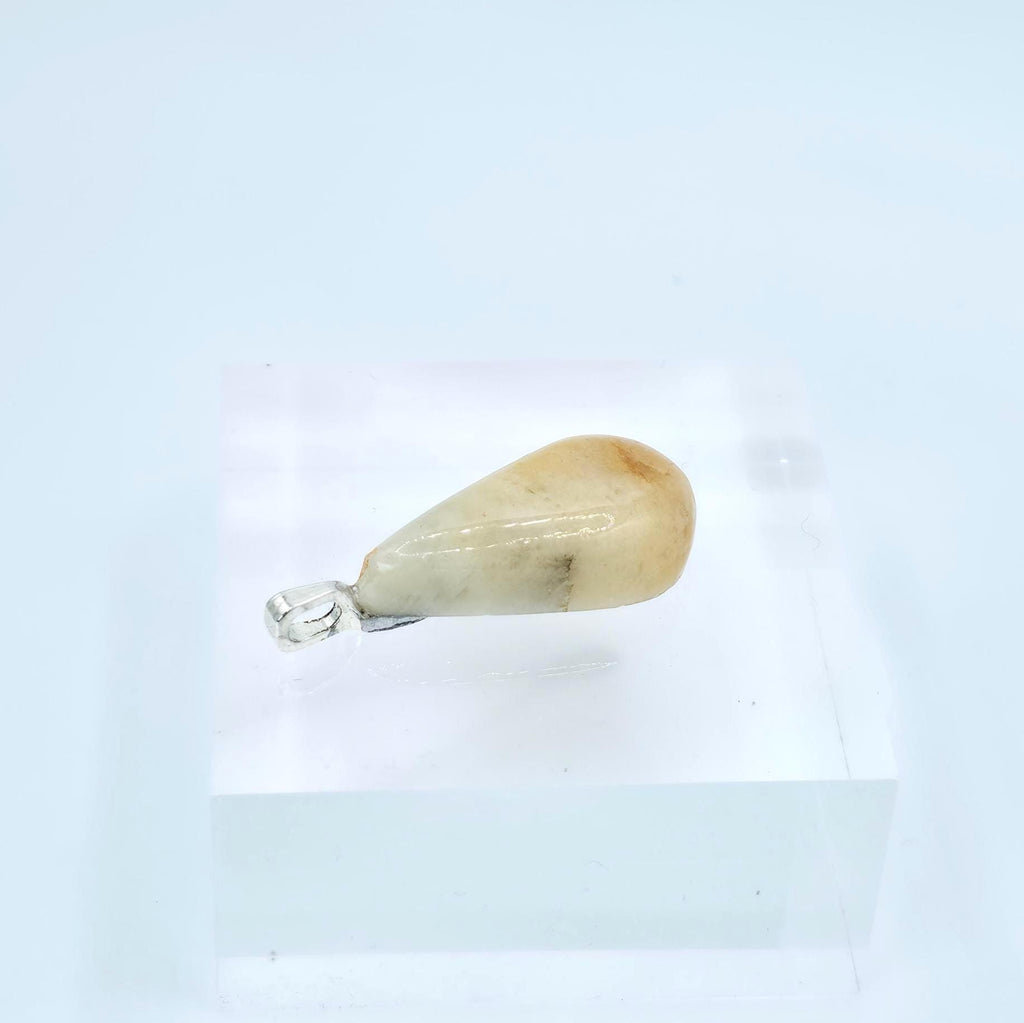 Cabochon Pendant: Golden Quartz Crystal - Pacific Northwest Jewelry