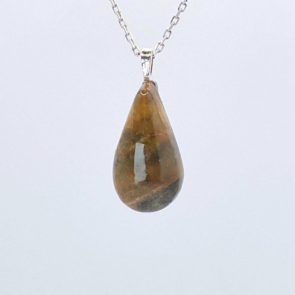 Cabochon Pendant: Banded Jasper - Pacific Northwest Jewelry