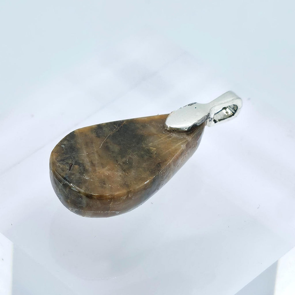 Cabochon Pendant: Banded Jasper - Pacific Northwest Jewelry