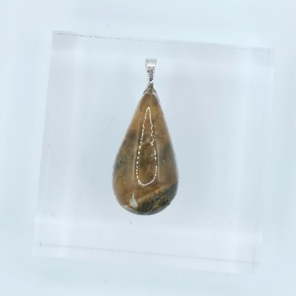 Cabochon Pendant: Banded Jasper - Pacific Northwest Jewelry