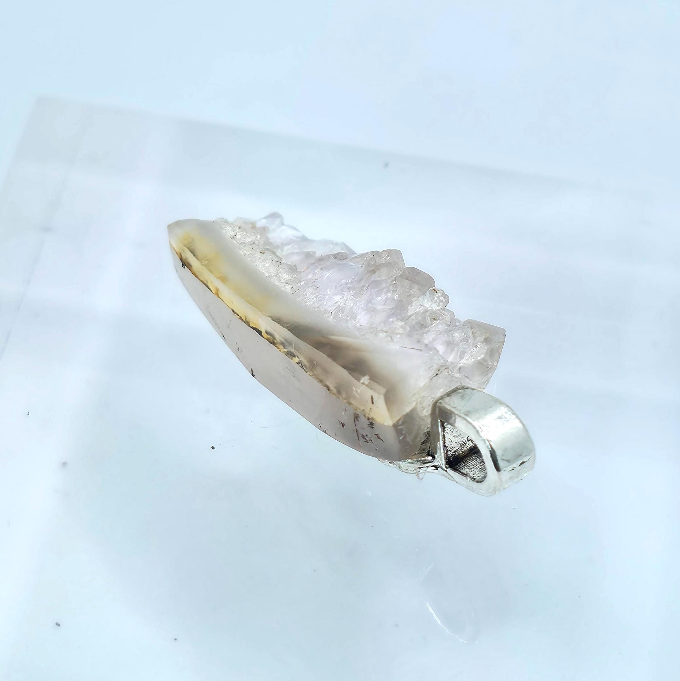 Crystal Pendant | Drusy Quartz - Pacific Northwest Jewelry