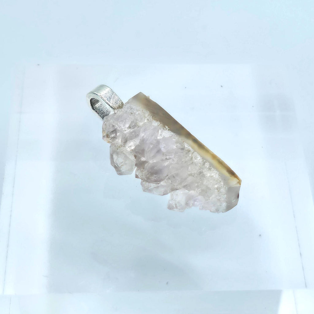 Crystal Pendant: Drusy Quartz - Pacific Northwest Jewelry