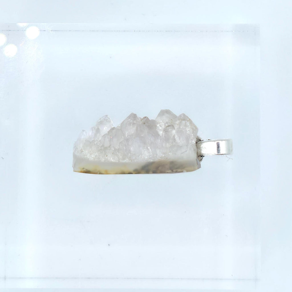 Crystal Pendant: Drusy Quartz - Pacific Northwest Jewelry
