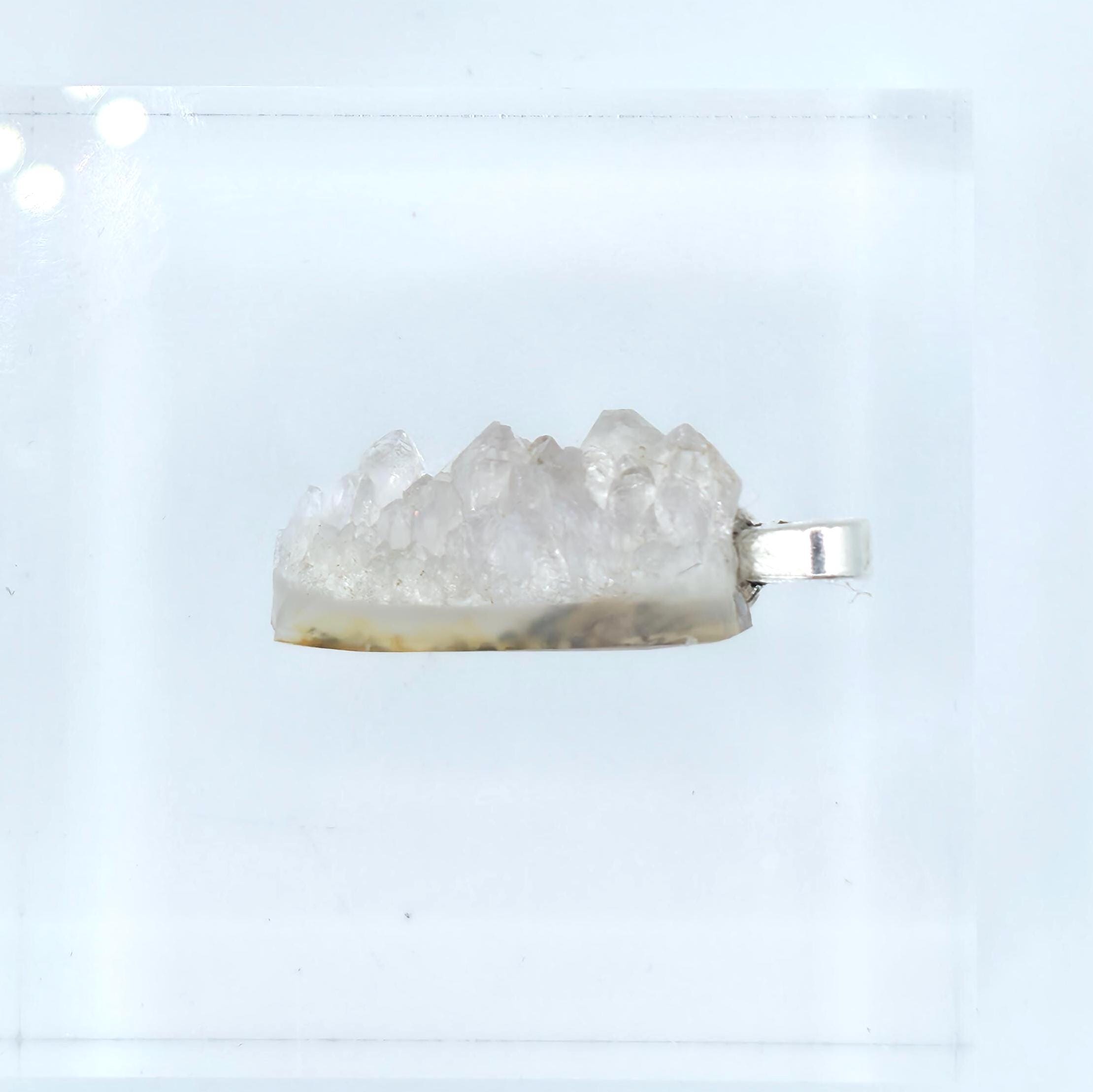 Crystal Pendant: Drusy Quartz - Pacific Northwest Jewelry