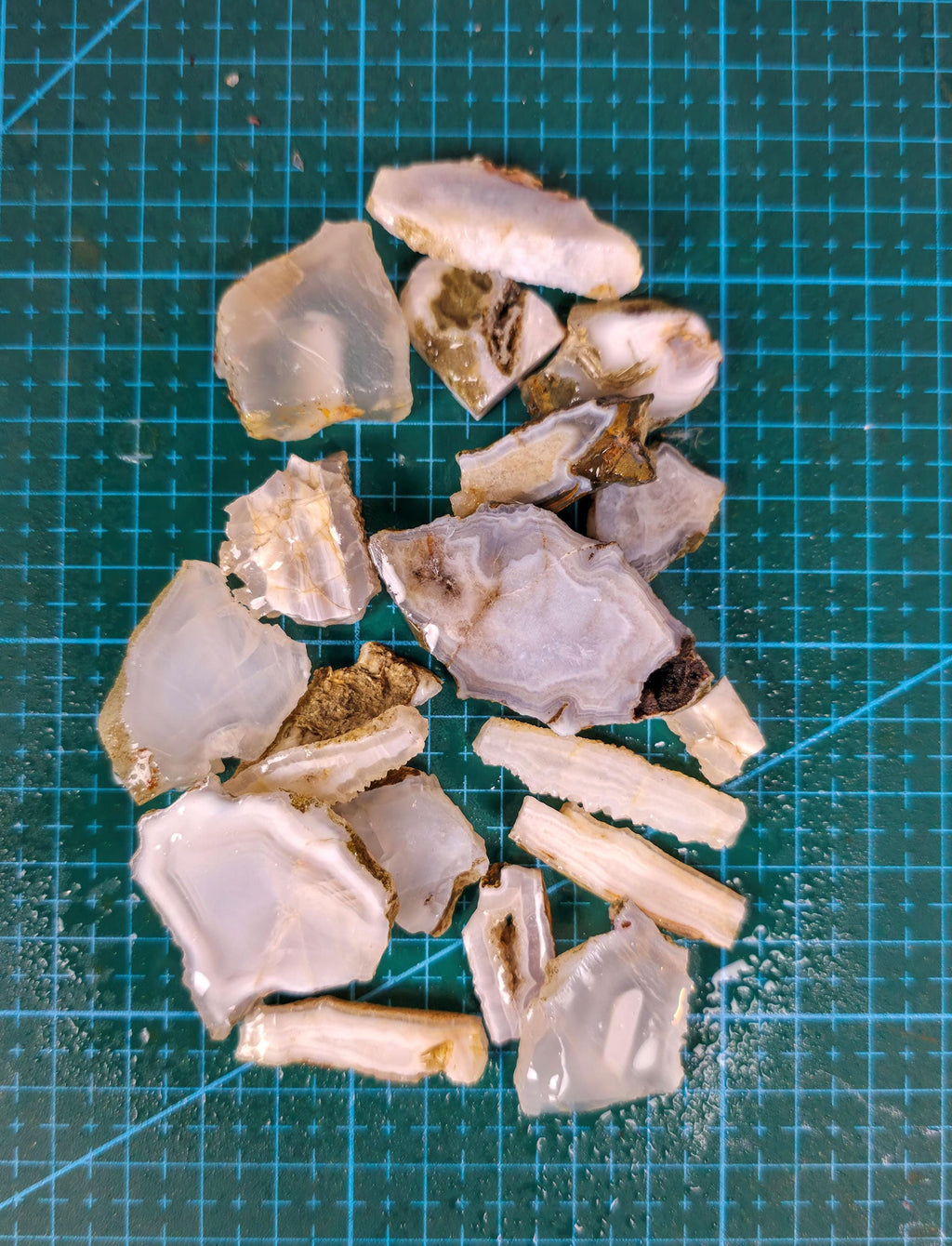Agate Lapidary Slab Parcel: Washington Agate for Cabochon Jewelry Making
