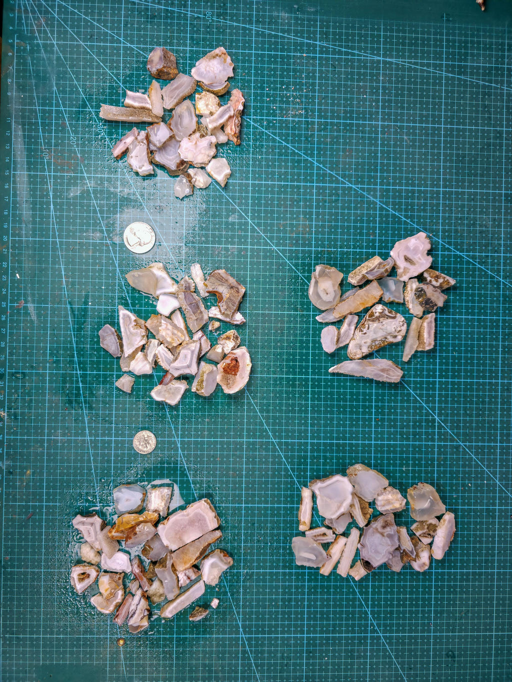 Agate Lapidary Slab Parcel: Washington Agate for Cabochon Jewelry Making