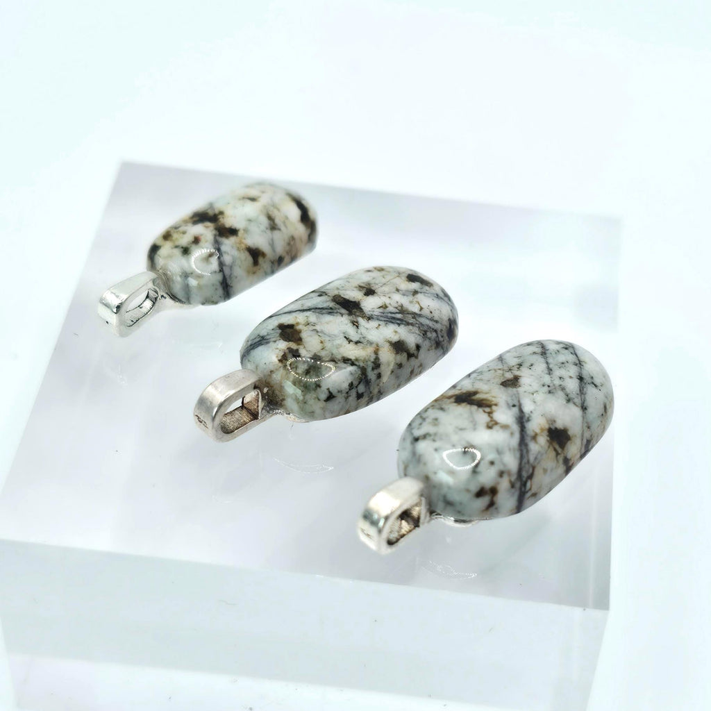 Cabochon Pendants: River Jasper - Rustic Pacific Northwest Jewelry