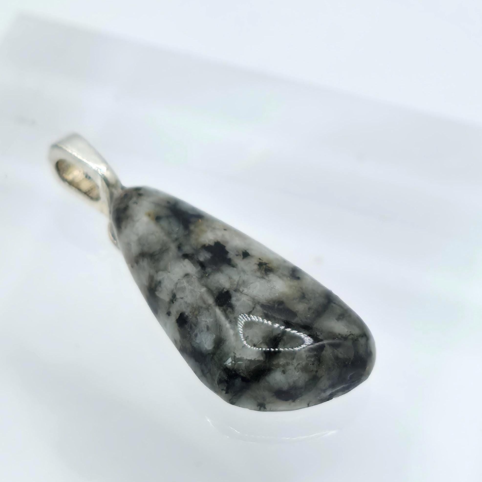Cabochon Pendant: Dalmatian Jasper - Pacific Northwest Jewelry