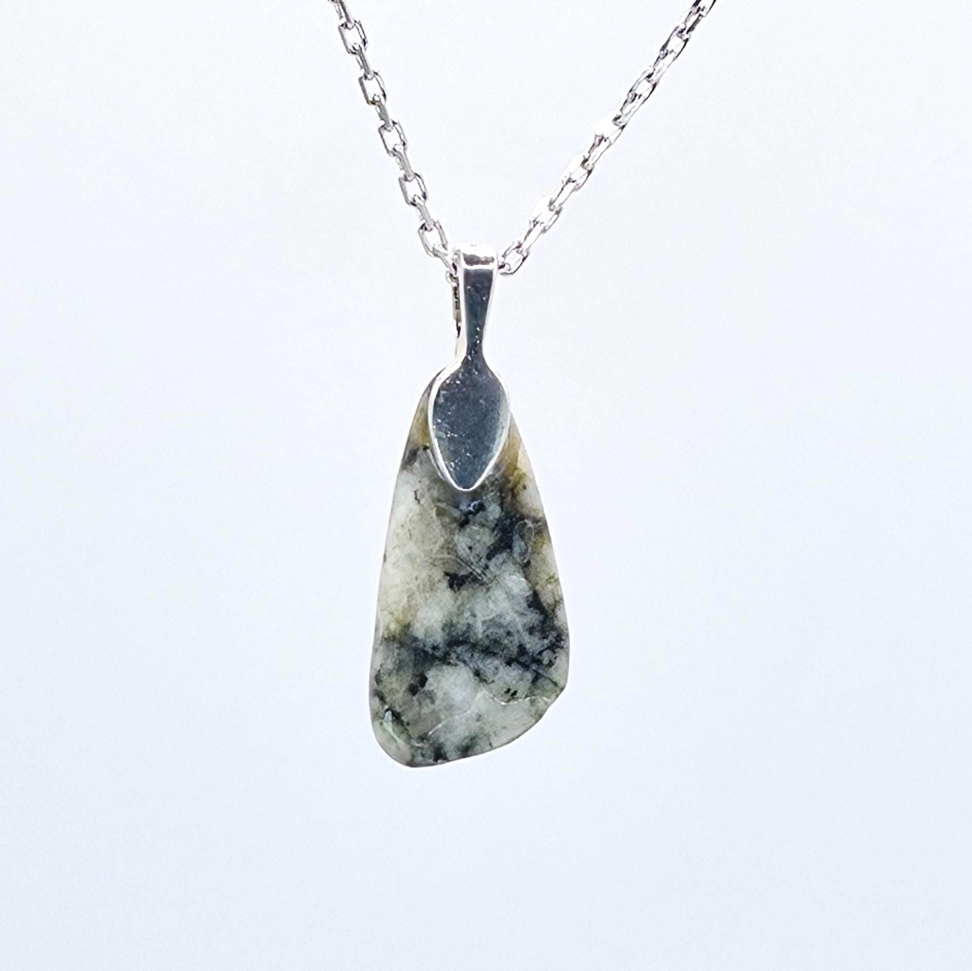 Cabochon Pendant: Dalmatian Jasper - Pacific Northwest Jewelry — alternate view 4