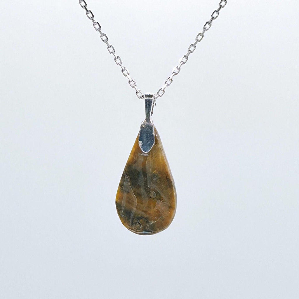 Cabochon Pendant: Banded Jasper - Pacific Northwest Jewelry