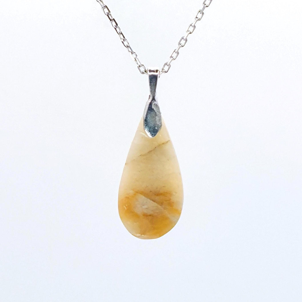 Cabochon Pendant: Golden Quartz Crystal - Pacific Northwest Jewelry — alternate view 10