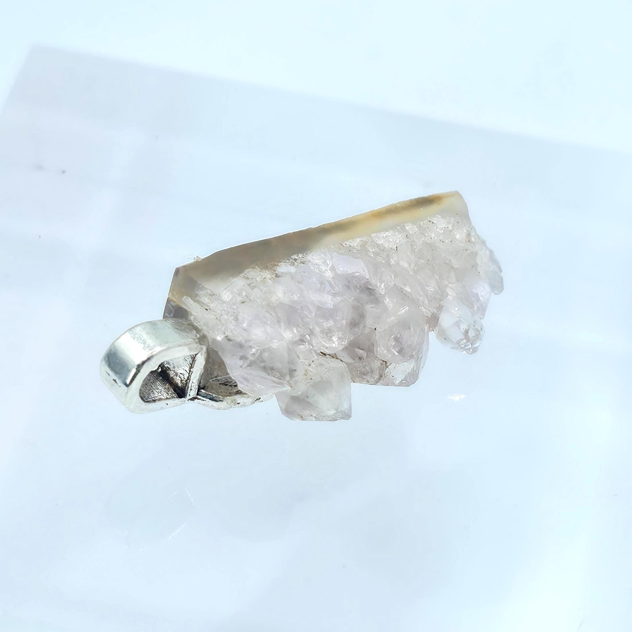 Crystal Pendant: Drusy Quartz - Pacific Northwest Jewelry