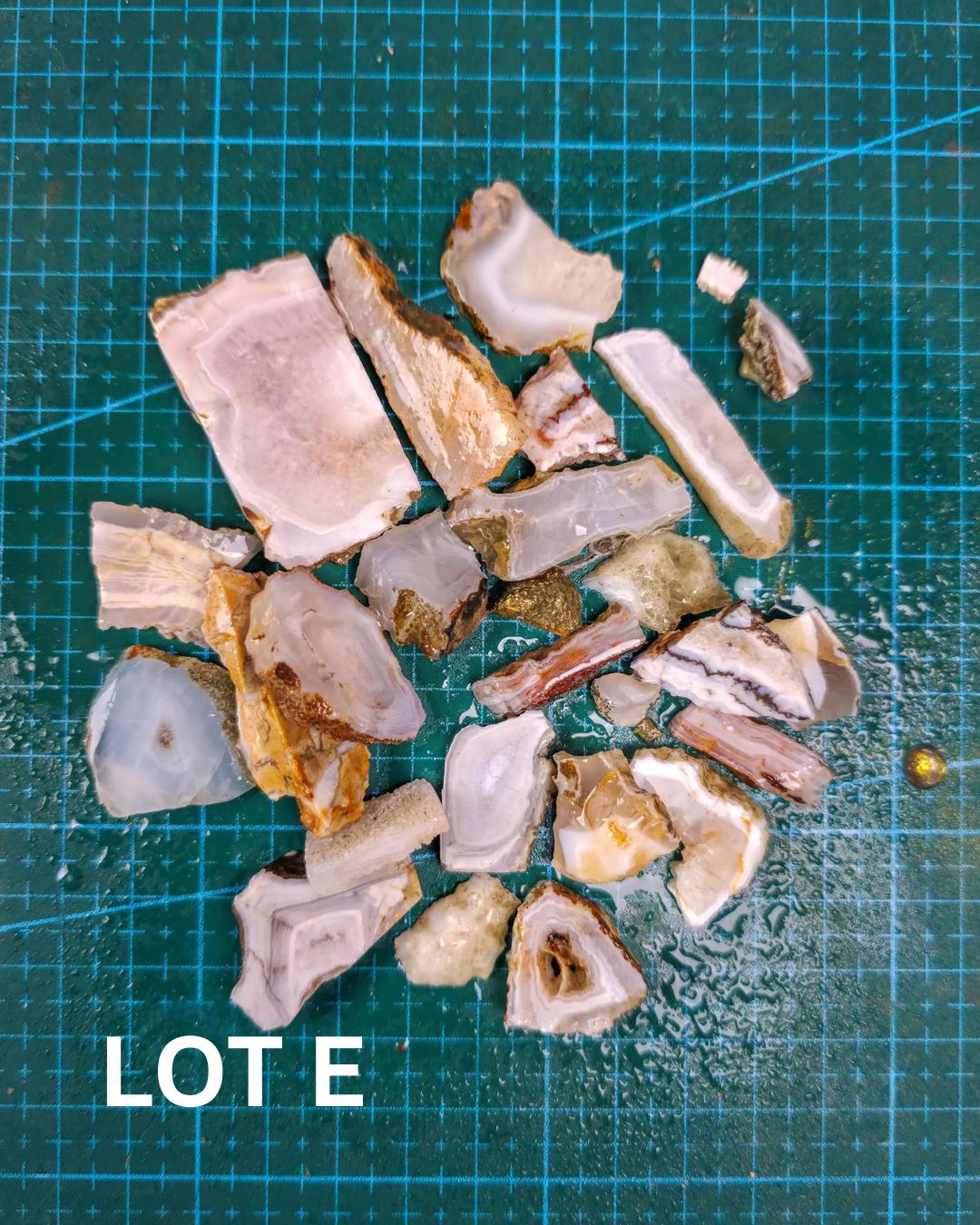 Agate Lapidary Slab Parcel: Washington Agate for Cabochon Jewelry Making