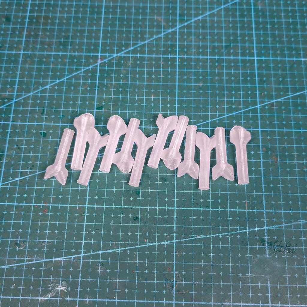 Pavilion Dop Sticks: 6mm - Wedge Style for Gem Faceting fits Vevor Faceting Machine