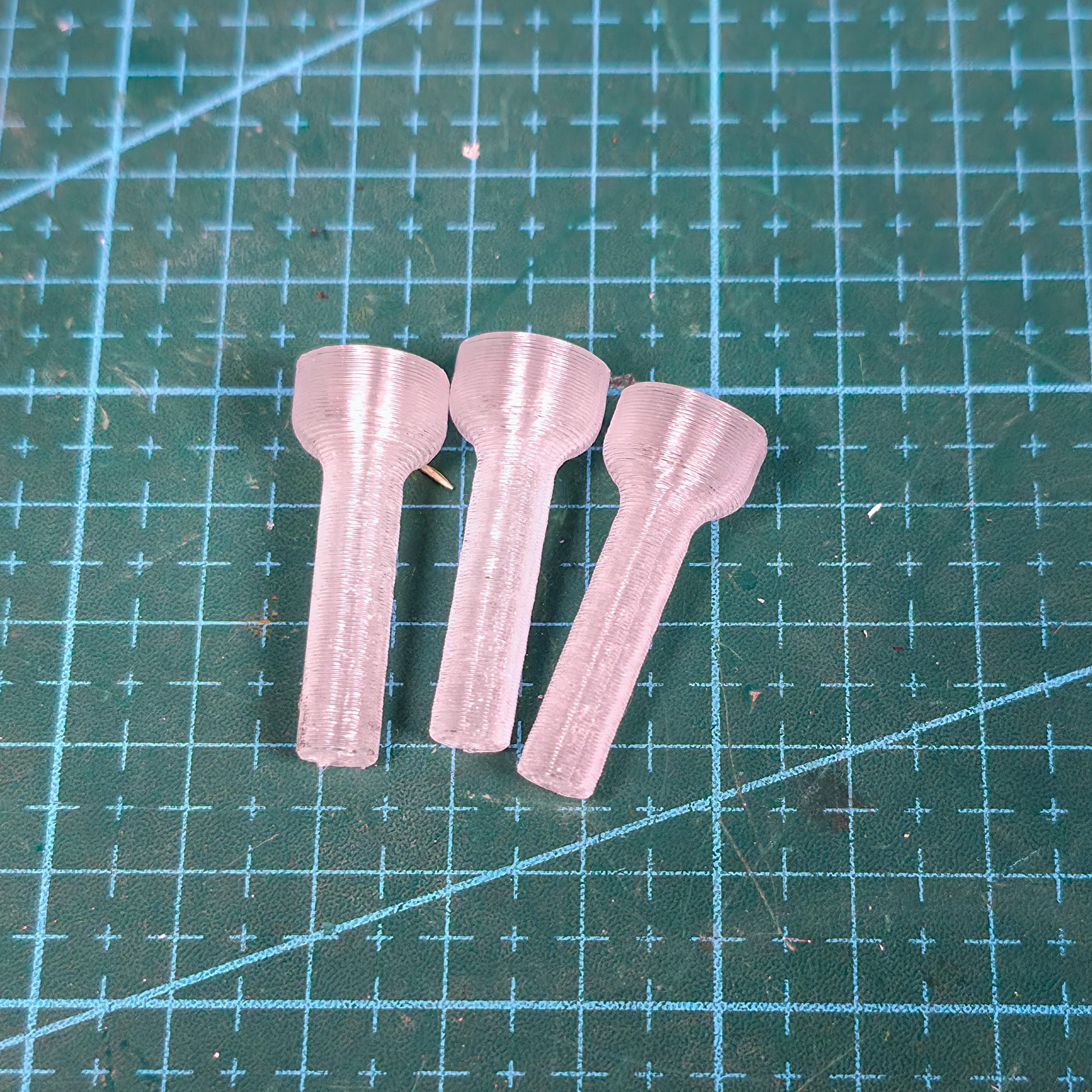 Lapidary Dop Sticks: 6mm - Round Tips for Gem Faceting