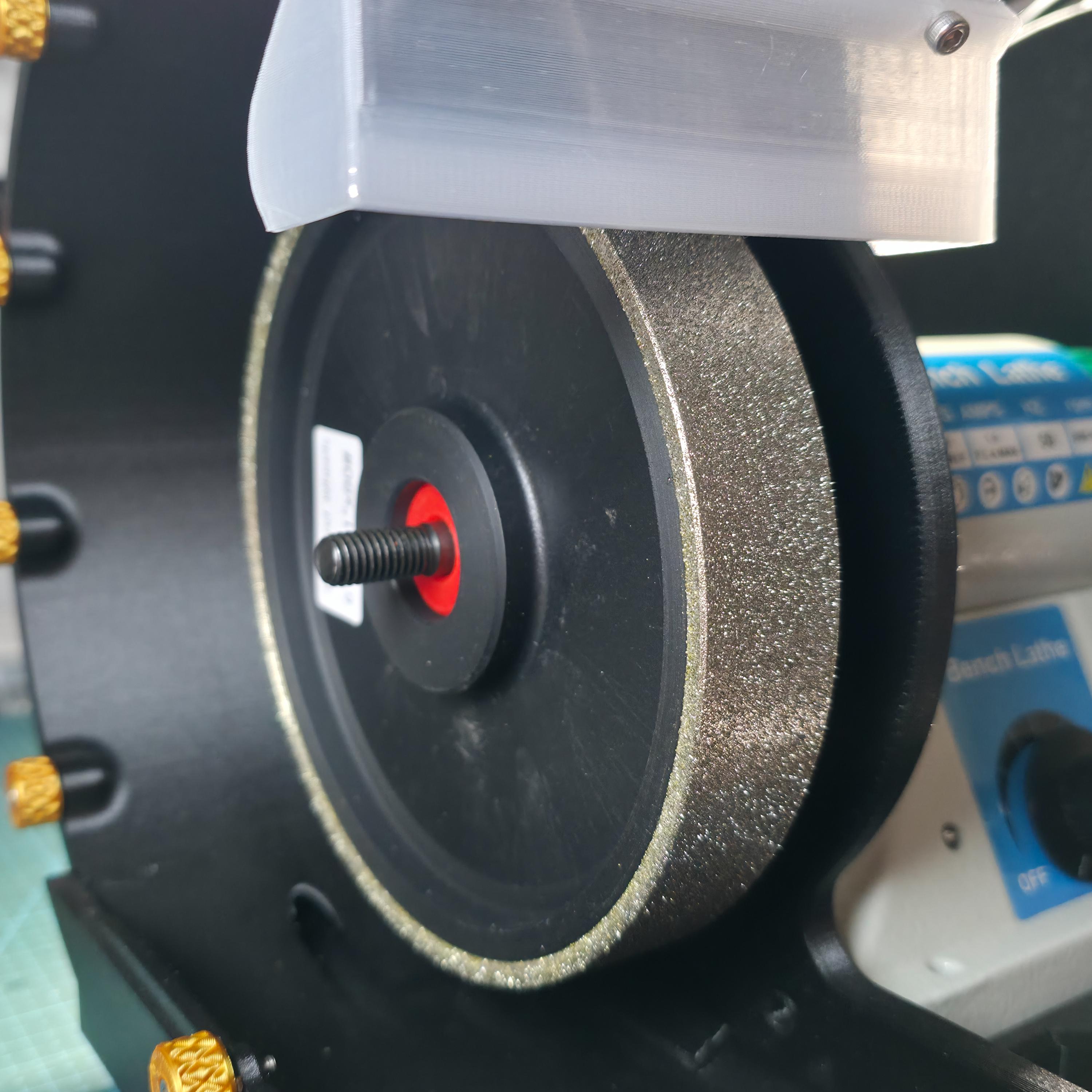 Bench Lathe Arbor Adapter: 10mm to 1" Wheel Converter - Lapidary Abrasive Adapter