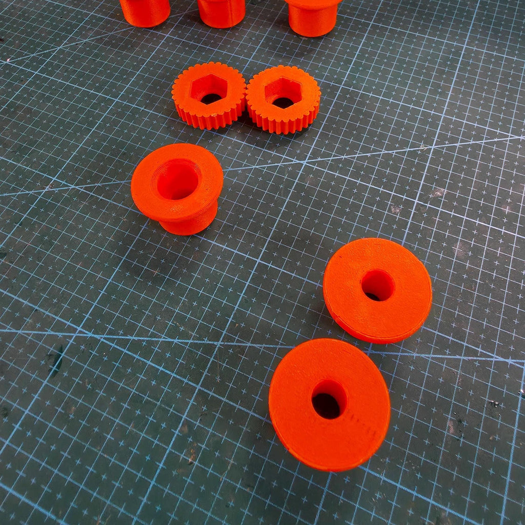 Bench Lathe Arbor Adapter: 10mm to 1" Wheel Converter - Lapidary Abrasive Adapter