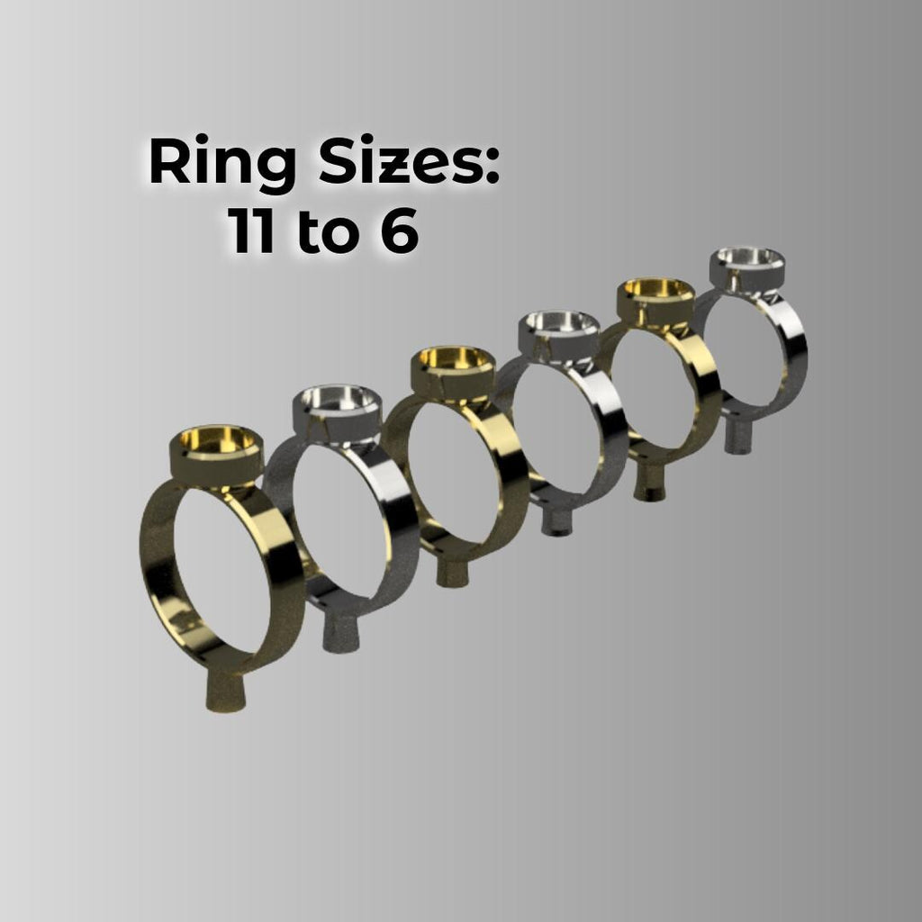 Ring sizes included: 11, 10, 9, 8, 7, 6