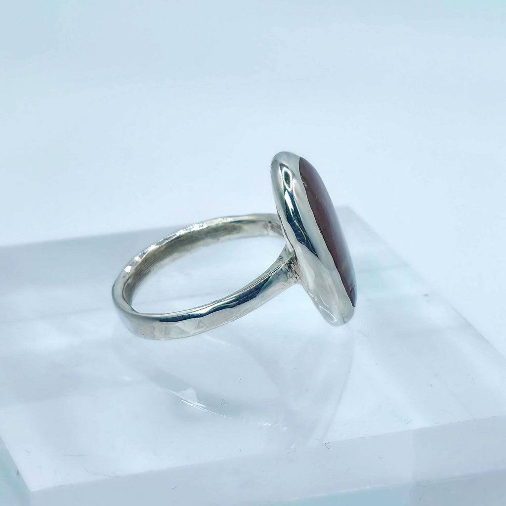 Sterling Silver Ring — angle photo rear size