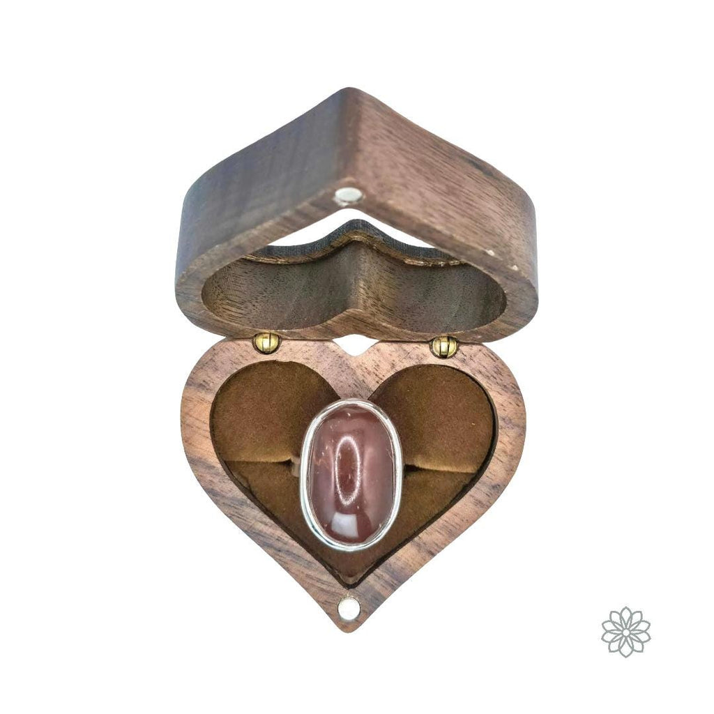 Sterling Silver Ring: Jasper Cabochon - Pacific Northwest jewellery