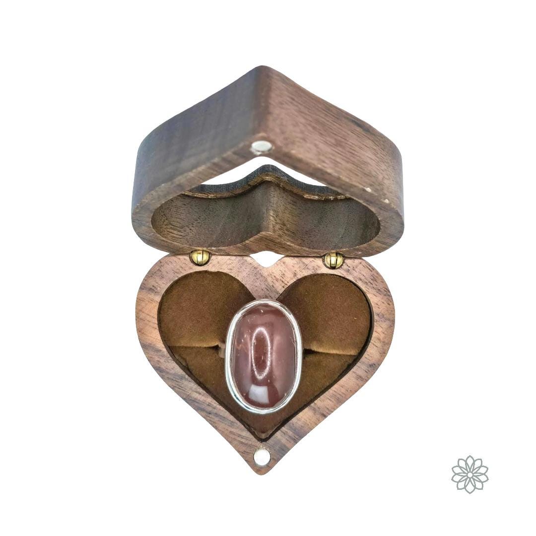 Sterling Silver Ring: Jasper Cabochon - Pacific Northwest jewellery
