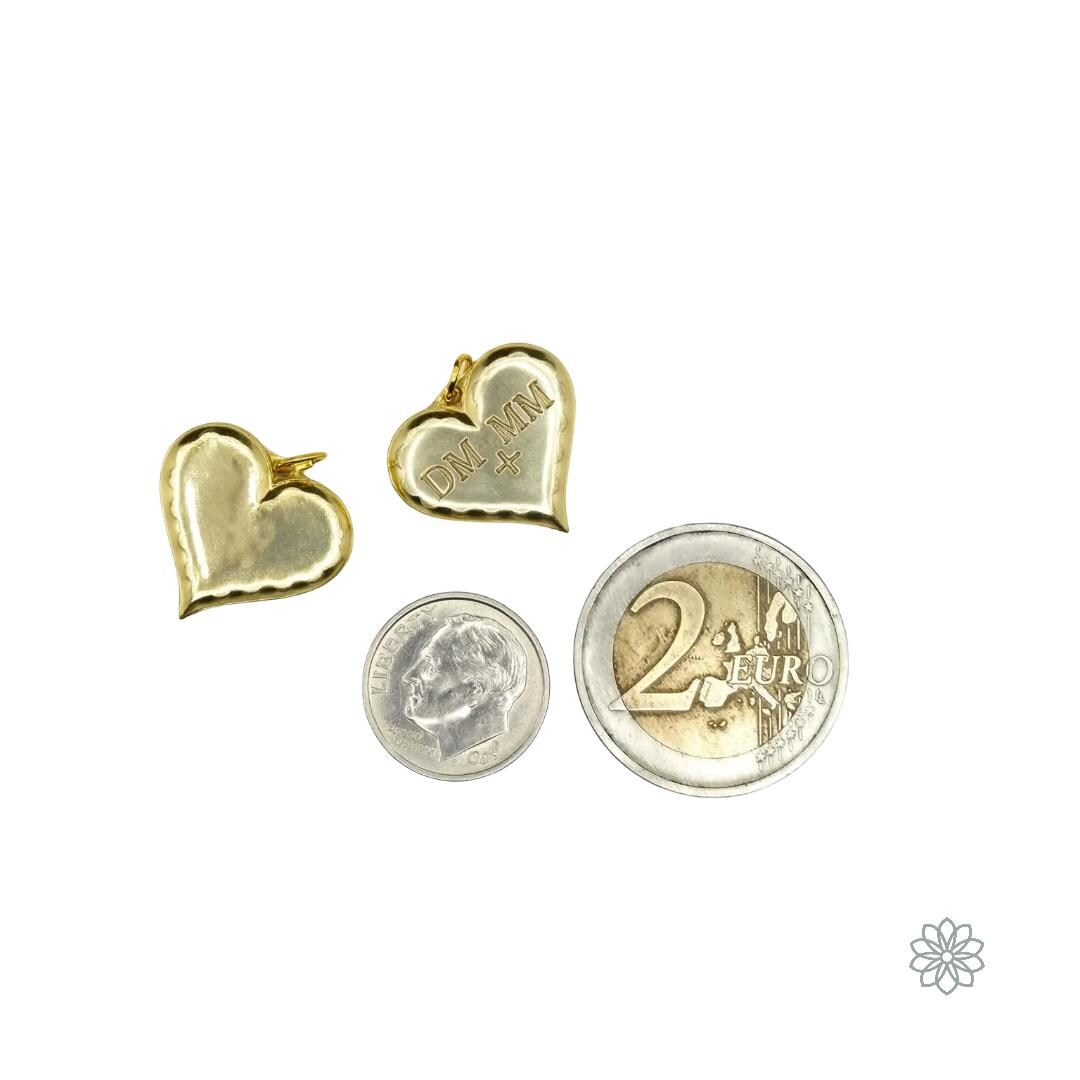 Engraved Heart Pendant: Personalized Jewelry for Couples