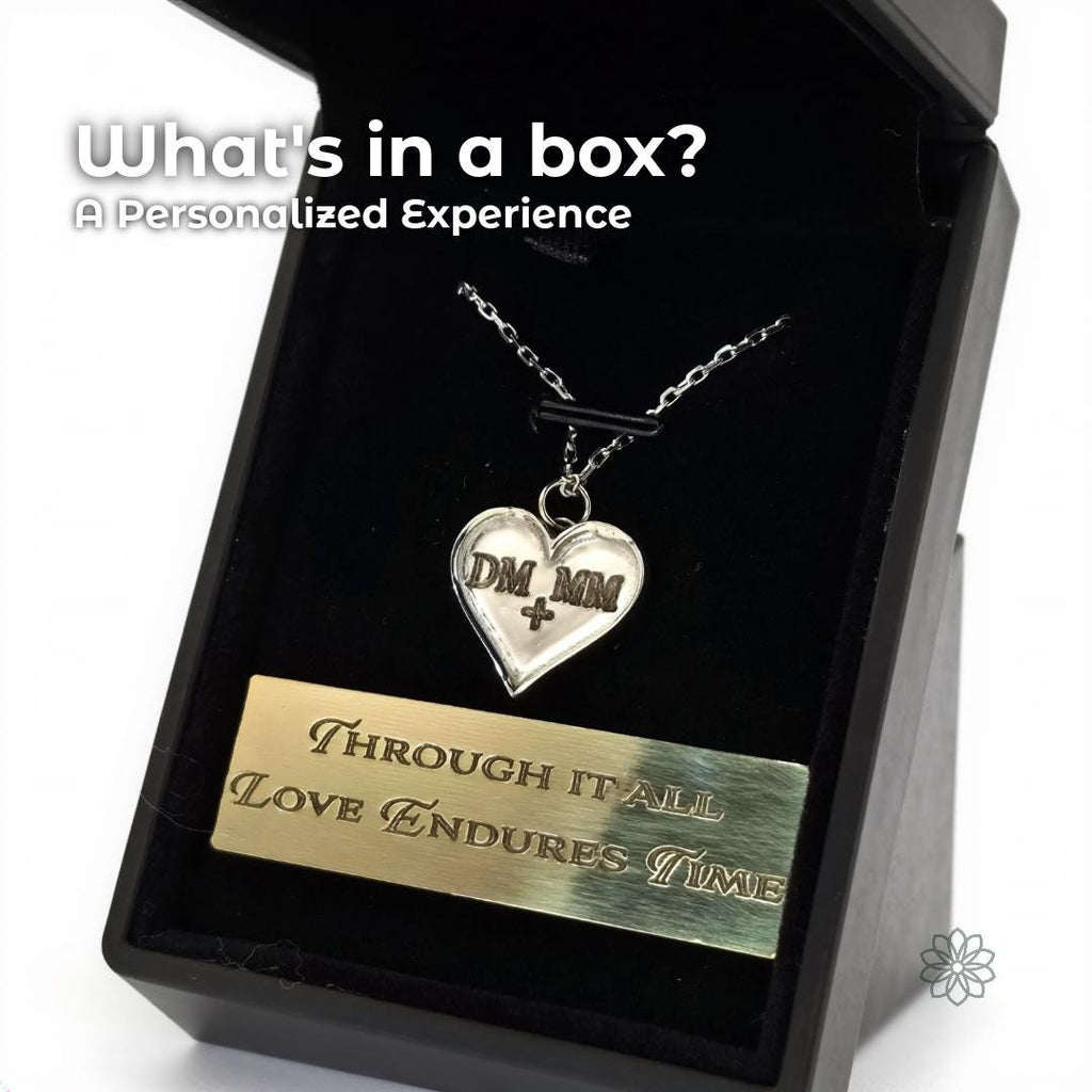 Engraved Heart Pendant: Personalized Jewelry for Couples