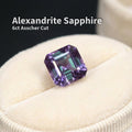Alexandrite: Square Asscher Cut - 6 ct, 10x10mm Lab Stone for fine jewellery
