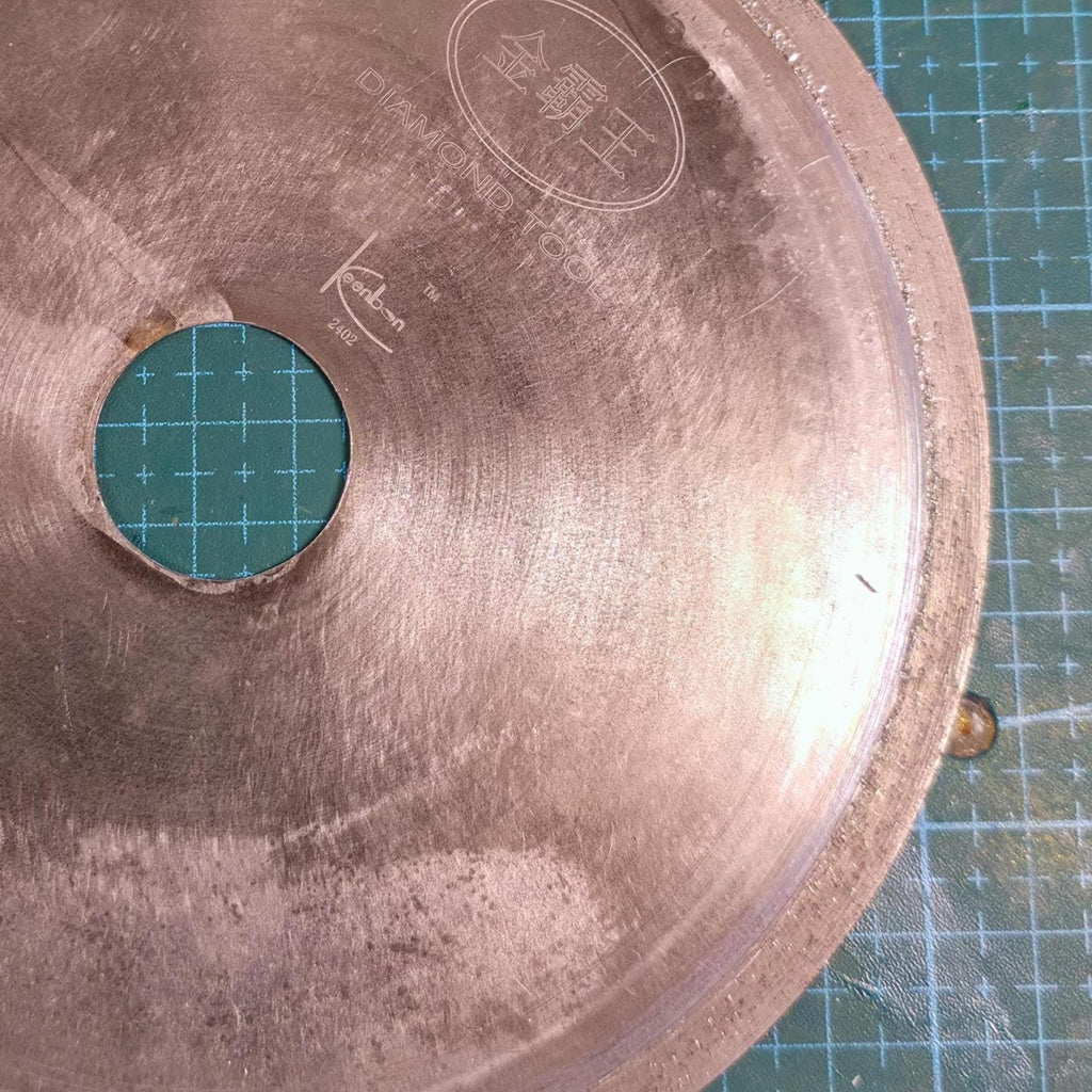 Sintered Diamond Lap Saw Blade: 6" Lapidary Cutting Disk - Fits Cut n Cab Makerspace Edition