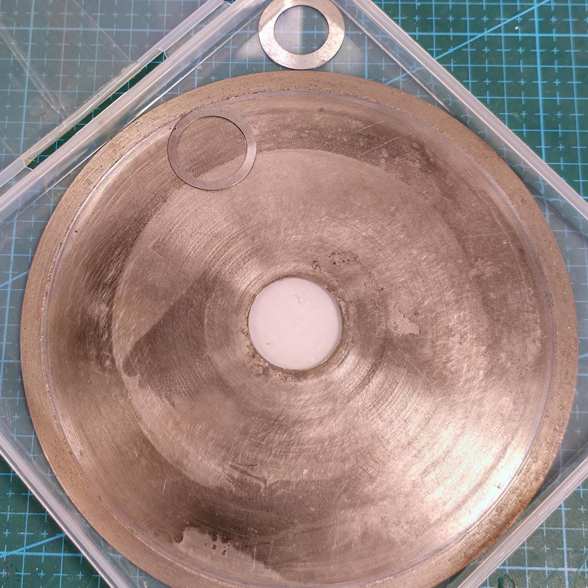 Sintered Diamond Lap Saw Blade: 6" Lapidary Cutting Disk - Fits Cut n Cab Makerspace Edition