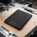 Black Delrin Sheet Plate | CNC Machining Stock - 100 × 150 mm / 3.9 x 5.9 "