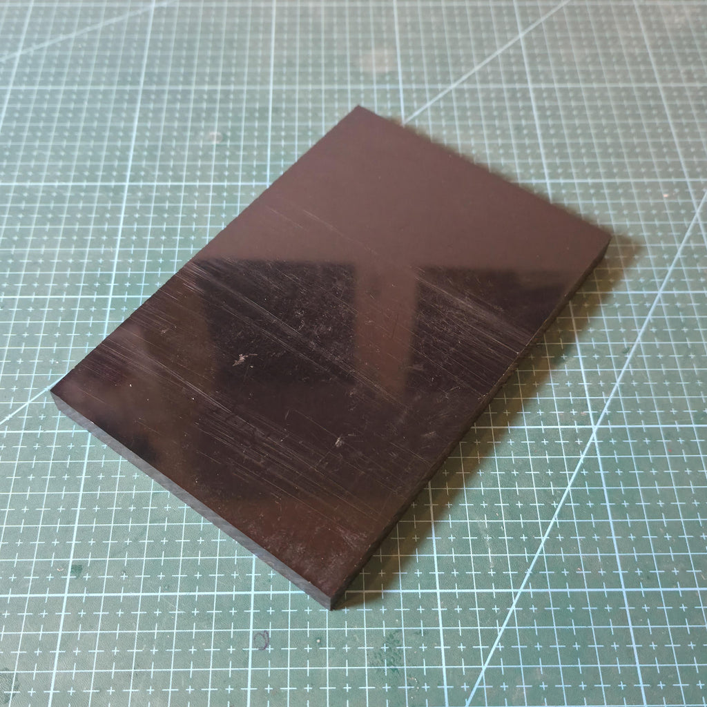 Black Delrin Sheet Plate: CNC Machining Stock - 100 × 150 mm / 3.9 x 5.9 "