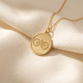 Infinity Pendant: Luxury Brass jewelry & Personalized Gift Box - CNC Machined