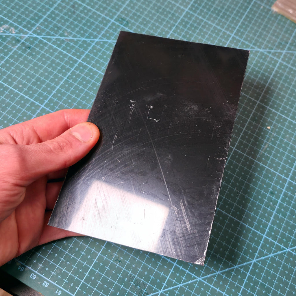 Black Delrin Sheet Plate: CNC Machining Stock - 100 × 150 mm / 3.9 x 5.9 "