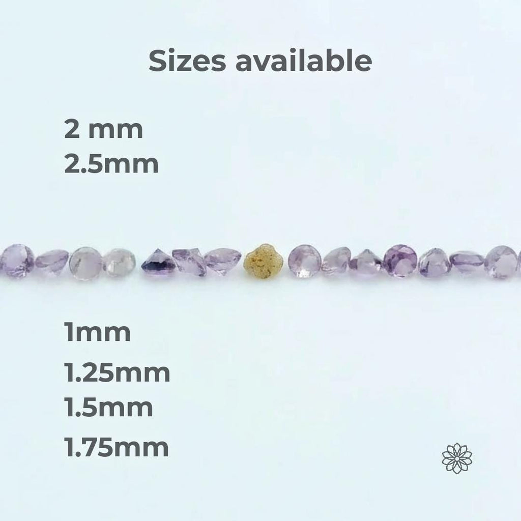 Round Cut Alexandrite: 2mm Calibrated Sizes - Lab Stones for Fine Jewellery