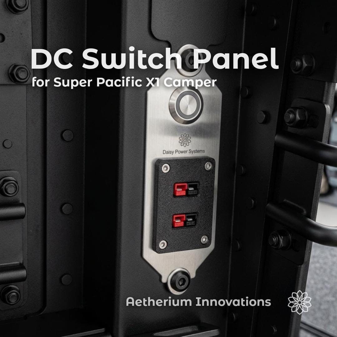 Powerpole Panel | Switch-Controlled 12V DC Power System for Super Pacific Campers