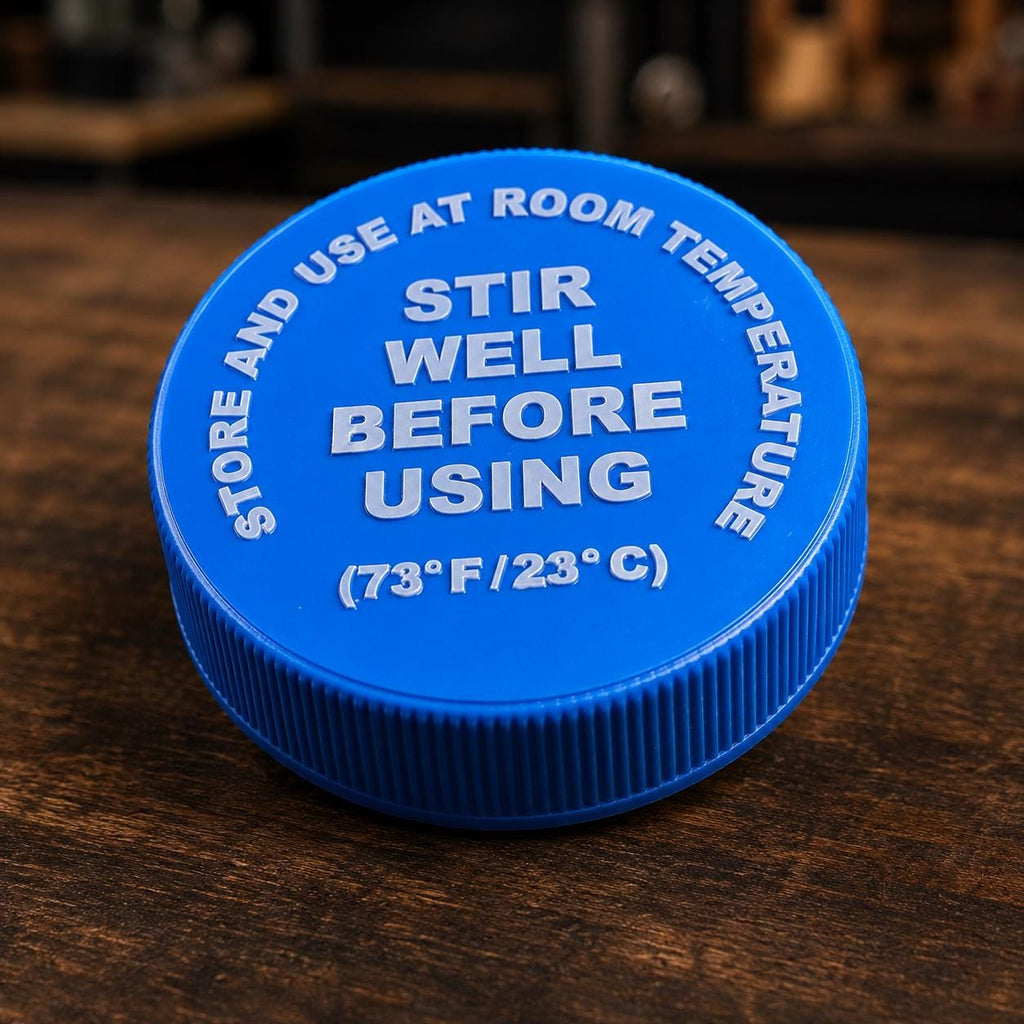 Image 3

Close-up of blue VytaFlex 60 Part B container lid showing mixing and preparation instructions. Polyurethane mold making rubber used by makers, artists, jewelry designers, prop builders, resin casters, and product developers to create reusable molds for casting, reproduction, prototyping, and small-batch manufacturing. Lid emphasizes proper stirring and room-temperature preparation before use.