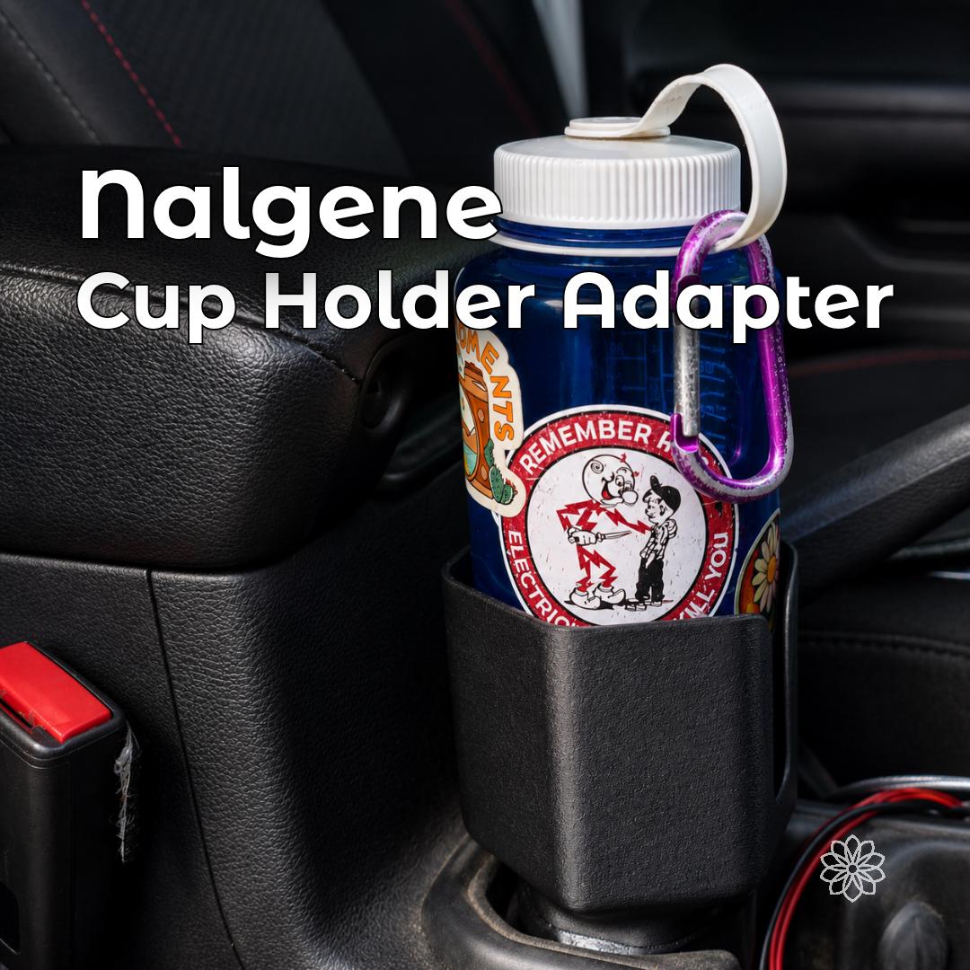 Nalgene Cup Holder with Hidden Storage | fits Jeep Wrangler JL & Gladiator JT