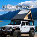 RTT cable mount context on a Super Pacific camper mounted to an overland truck.